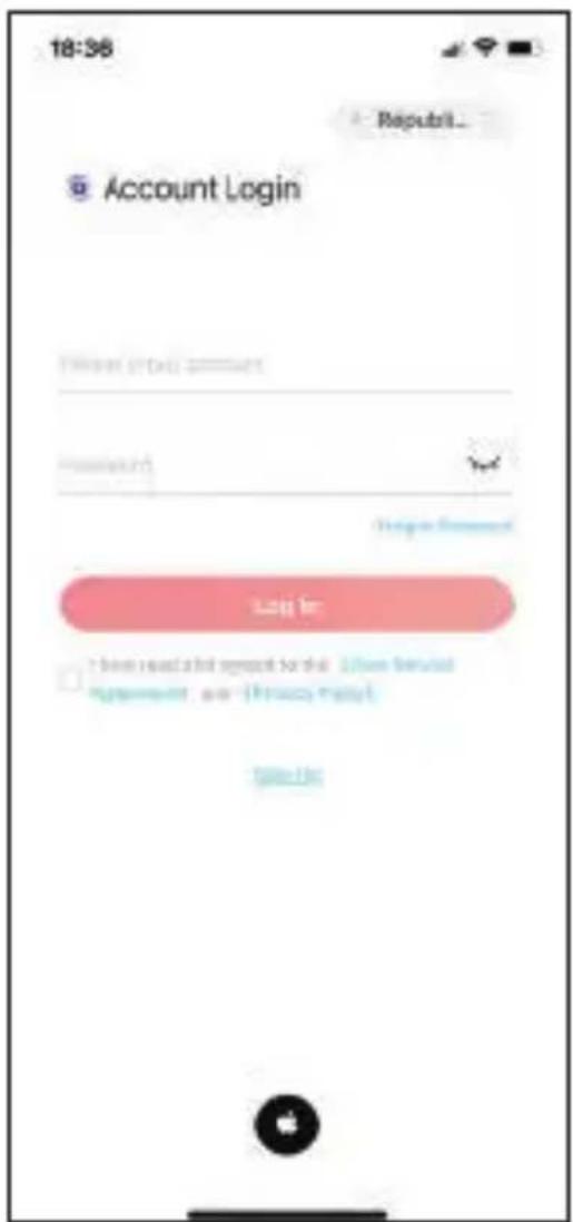 18:36 Account Login Log In I have read a bit request to the .Allow email Agreement, are (Privacy request) Sign In