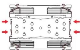 Noctua NH-U14S DX-4677 - Installing the fans3 - 6