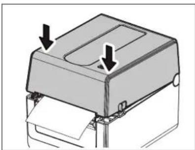 TOSHIBA BV410D-GS02-QM-S - ■ To close the top cover - 1