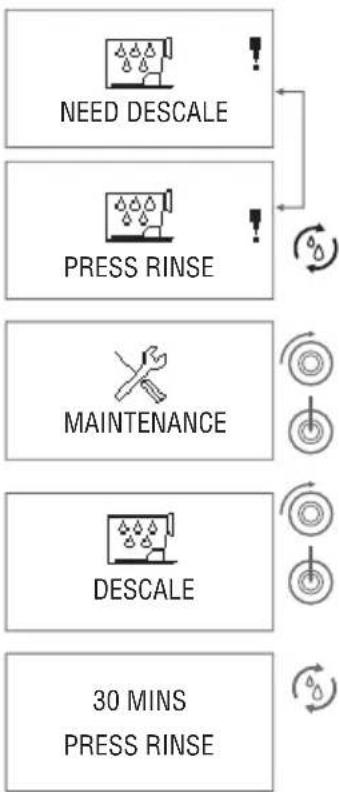 Philco PHEM 1003L - Descaling the coffee machine - 5