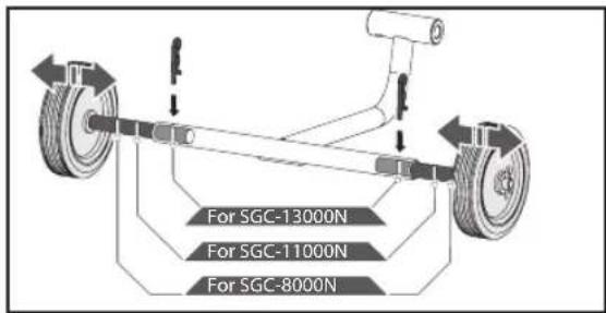 For SGC-13000N For SGC-11000N For SGC-8000N