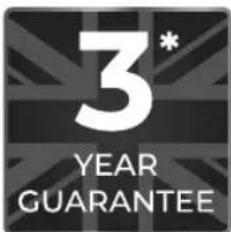 3* YEAR GUARANTEE