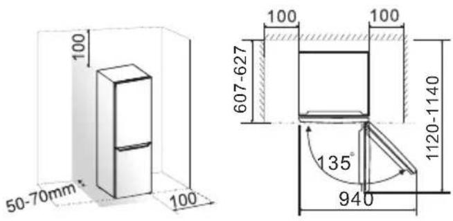 GORENJE NRK418DCS4 - Větrání spotřebiče - 1