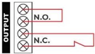 OUTPUT N.O. N.C.