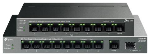 8-Port 10/100Mbps Desktop Switch with 8-Port PdE+ IPv6 Link/Link PdE IPv6 8-Port Cellular Desktop Switch with 8-Port PdE+ Link/Link PdE Link/Link PdE IPv6 Link/Link PdE