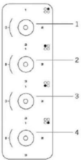 1 o a 2 o a 3 o a 4
