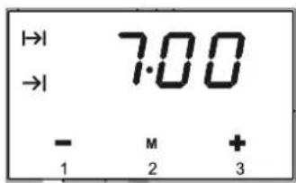 |→| →| 7:00 - 1 M 2 + 3