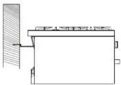 Pure technical line drawing of a mechanical assembly without any text, numbers, or symbols