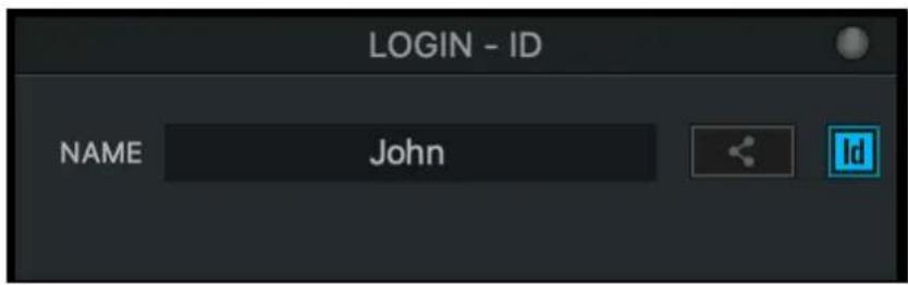 LOGIN - ID NAME John