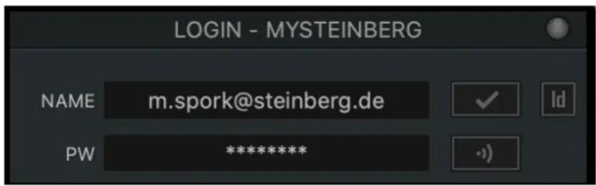 LOGIN - MYSTEINBERG NAME m.spork@steinberg.de PW ********