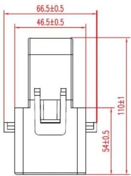 66.5±0.5 46.5±0.5 110±1 54±0.5
