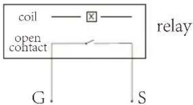 coil open contact G S relay
