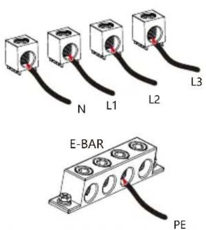N L1 L2 L3 E-BAR PE