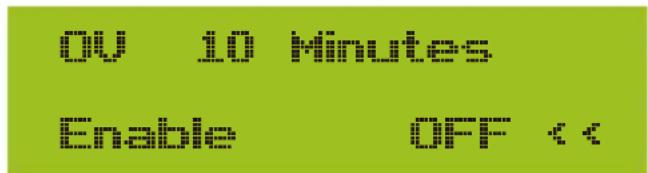 On 10 Minutes Enable OFF <<