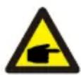 Deye SUN-8K-G05 - High Temperature Hazard: - 1