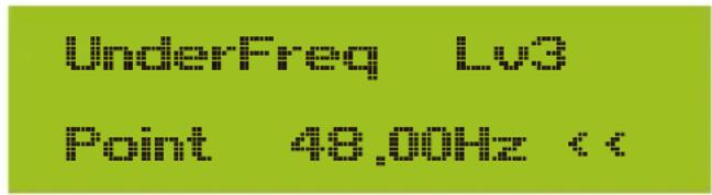 UnderFreq Lv3 Point 48.00Hz <<