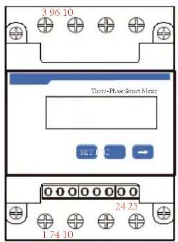 3 96 10 Three-Phase Smart Meter SET C 24 25 1 74 10