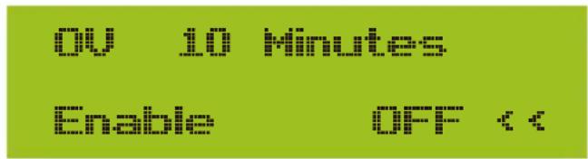 On 10 Minutes Enable OFF <<