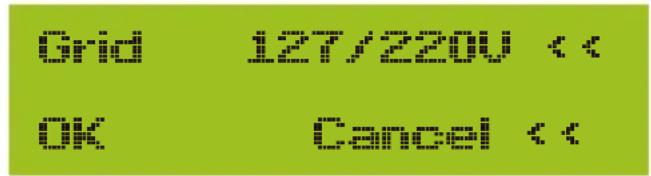 Grid 127/2204 << OK Cancel <