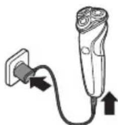 PHILIPS Series 5000 S5066 - 使用电源部件充电 - 1