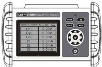LIN-T UT2800 Multi-Phase Wireless MODI: 3L-14V/VT S### 0.0V U1: 0.00V U2: 0.00V U3: 0.00V I1: 0.0mA I2: 0.0mA I3: 0.0mA