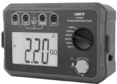 LINK-T UFS342C Intration Resistance Tester > 2.20 GΩ 250V 1800V 500V 200V ACV OFF RESISTANCE LDC