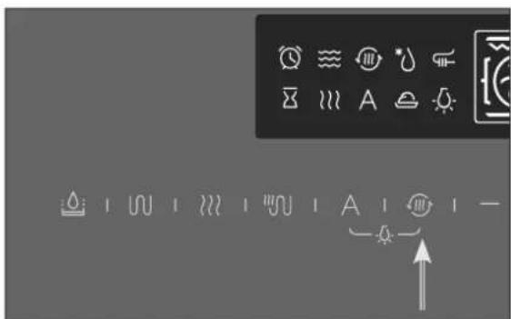 Diagram showing various symbols and icons including water, wind, sun, and lightning, arranged in a row with an arrow pointing to the right.