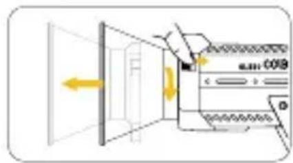 COLBOR CL220 - Installation and removal of reflector - 2