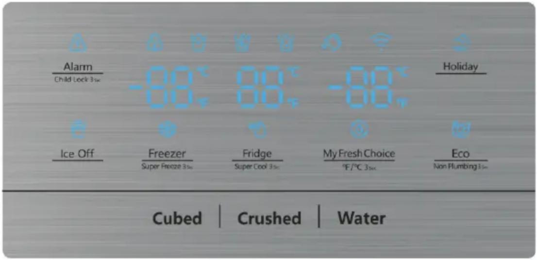 HISENSE RQ760N4AFE - Ovládací panel - 1