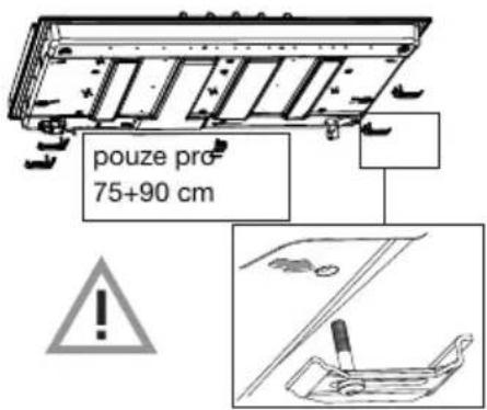 pouze pro 75+90 cm