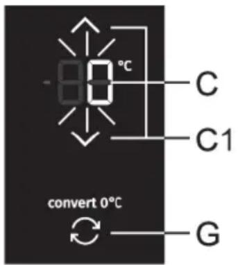 °C C C1 convert 0°C G