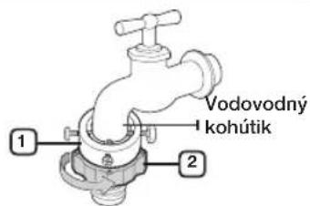 SAMSUNG WF0500NUV - Pripojenie prívodnej hadice vody (vybrané modely) - 3
