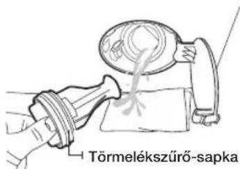 Törmelékszűrő-sapka