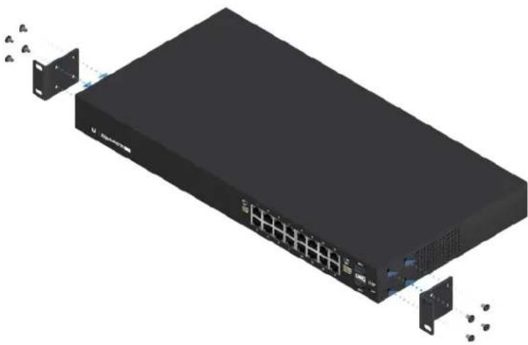 Ubiquiti Networks EdgeSwitch ES-16-150W - Rack Mounting - 1