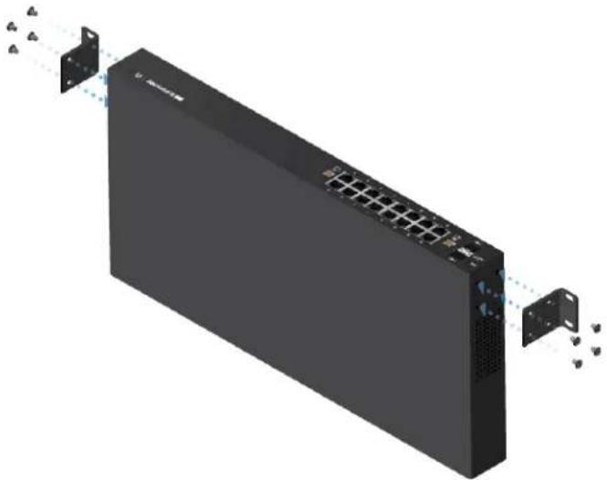 Ubiquiti Networks EdgeSwitch ES-16-150W - Rack Mounting - 4