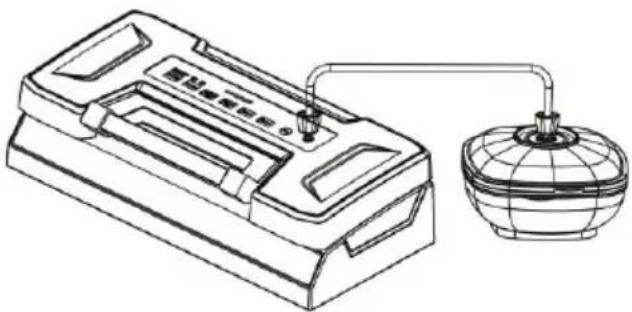 Guzzanti GZ-308DP - Vakuumieren der Lebensmittel in Behältern und Schalen - 1
