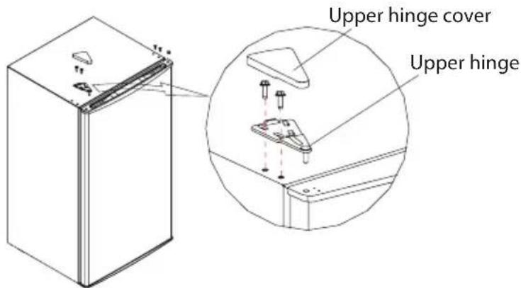 Upper hinge cover Upper hinge