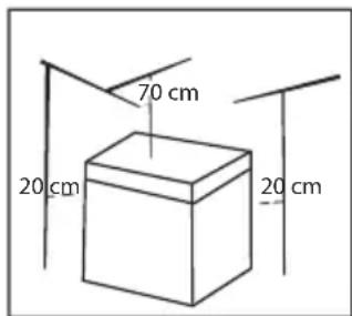 70 cm 20 cm 20 cm