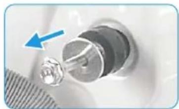 ECG EWTI 71120 - Shipping screws removal - 2