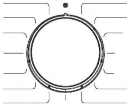 ECG EWF 701000 BlackLine - Program selector - 1