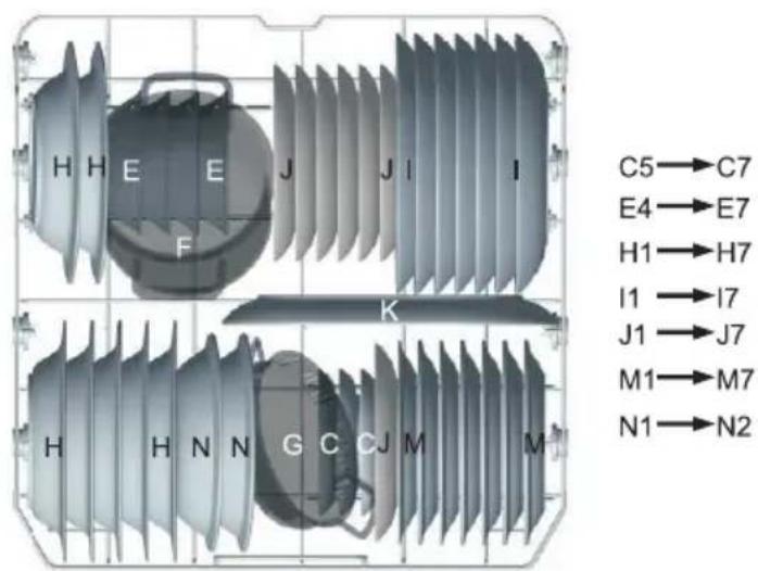 ECG EDF 6066 QWD - Plnenie spodného koša - 1