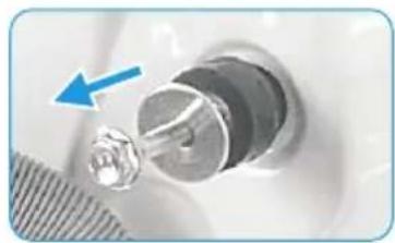 ECG EWT 70120 - Shipping screws removal - 2