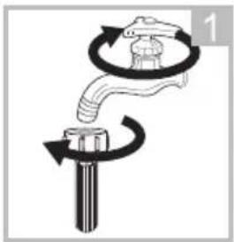 ECG EWT 70120 - Cleaning the inlet filter - 1