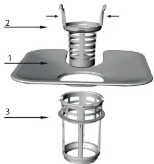 ECG EDF 4525 QWE - Hrubý filter - 1