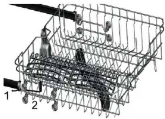 ECG EDF 4525 QWE - Nastavení horního koše - 1