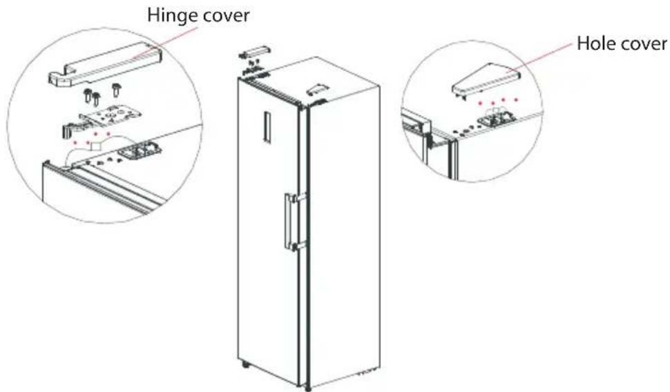 Hinge cover Hole cover