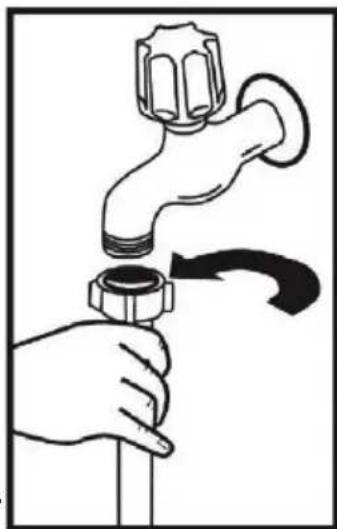 ECG EDF 6023 WE - Water supply hose - 1