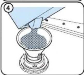 ECG EDF 6023 WE - Only fill the salt dispenser with water the first time you use it. - 4