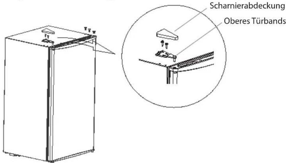 Scharnierabdeckung Oberes Türbands