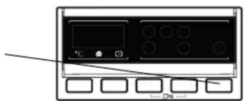 ECG EWF 801202 iSteam BlackLine - Käivitamise/peatamise nupp - 1
